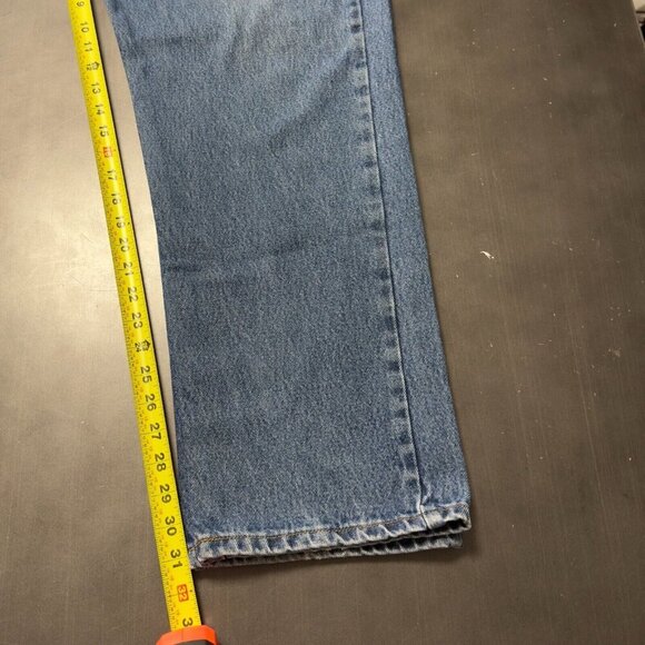 Vintage Polo Ralph Lauren Relaxed Fit Blue Jeans Cut 96572 Baggy Dad Denim - Picture 11 of 12